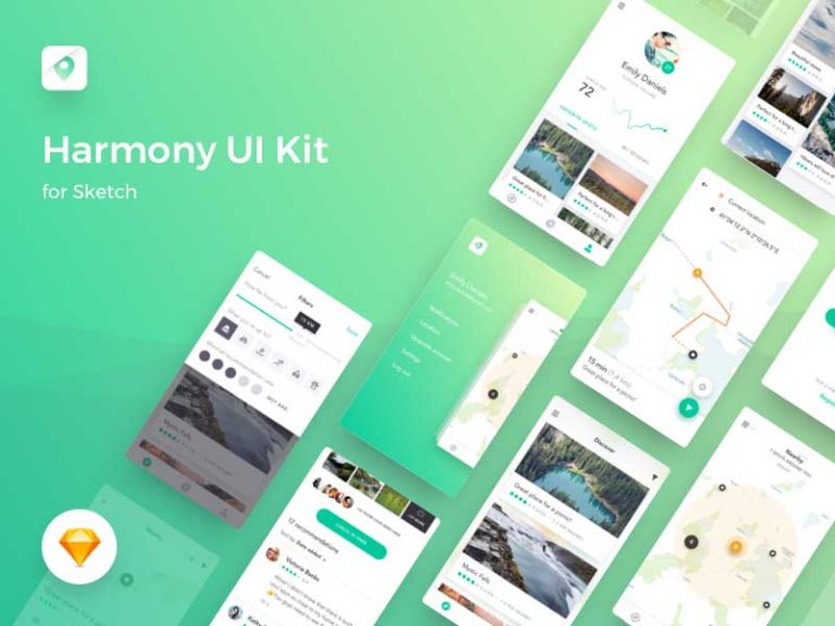 Free Harmony UI Kit for Sketch