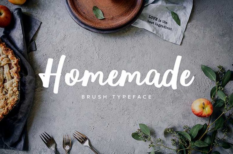 Free Homemade Brush Script Typeface