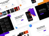 Free Landing Page Template for Adobe XD
