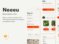 Free Neeeu Concept UI Kit for Sketch
