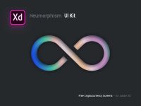 Free Neumorphism Finance UI Kit for Adobe XD
