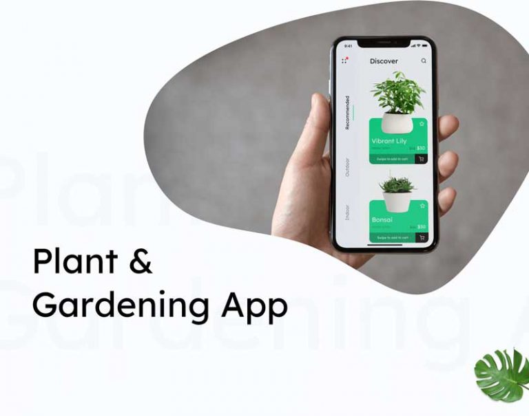 Free Plant & Gardening iOS App UI Kit