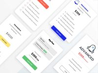 Free Pricing Card Templates for Sketch