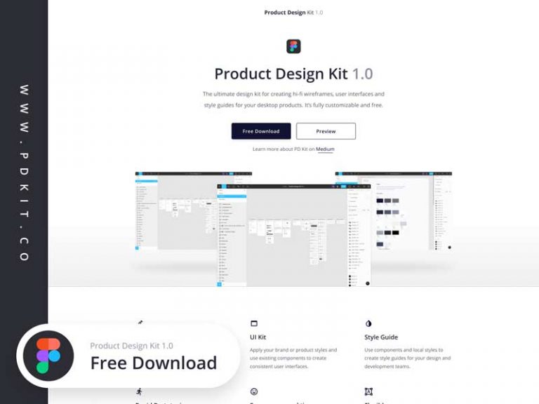 Free Product Design Kit for Figma
