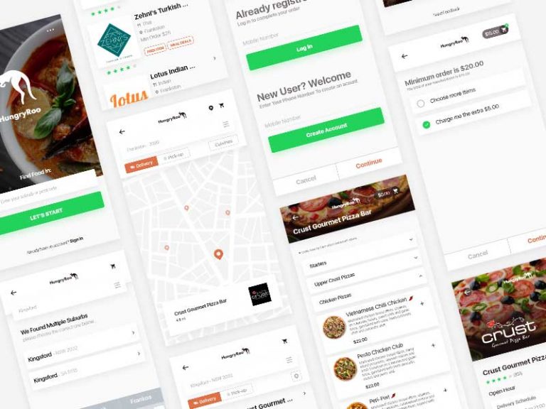 Free Restaurant Finder App UI Kit