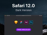 Free Safari Browser Mockup
