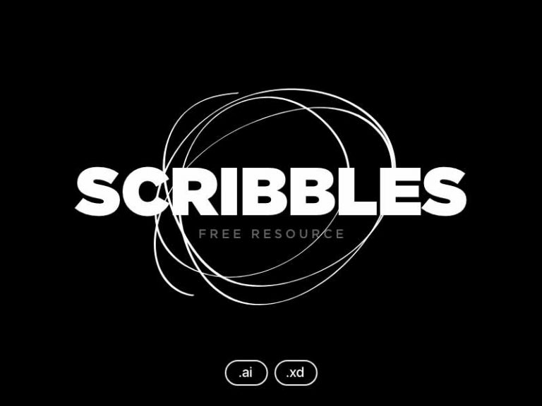 Free Scribbles Vector Kit