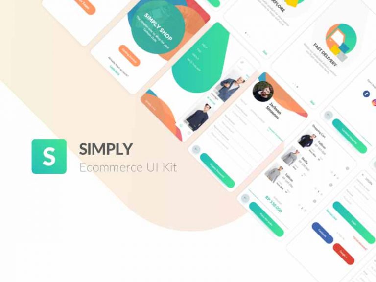 Free Simply E-Commerce UI Kit
