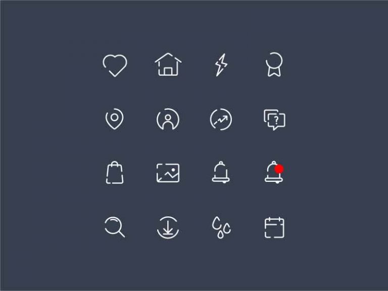 Free Useful Icons Set