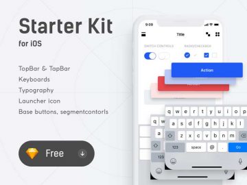 Free iOS Design Starter Kit for Sketch