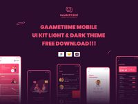 Gametime Free Mobile UI Kit