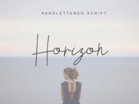 Horizon Free Handlettered Script Font