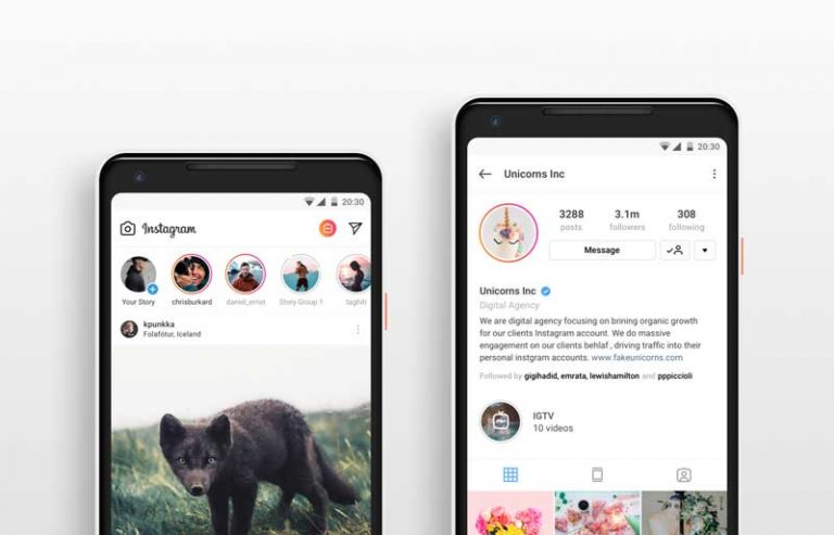 Instagram Stories Concept Free App UI Kit