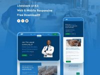 Livestock Free Website Template and UI Kit