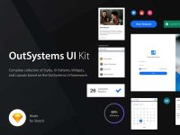 Out Systems Free UI Kit for Sketch