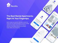 Rent4U Free Real Estate App PSD UI Kit