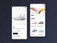 Shoes Shop Free e-Commerce UI Design