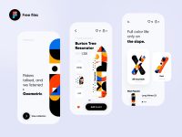 Snowboard Customizer Free App UI Kit