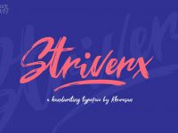 Striverx Free Brush Script Font