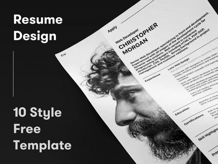 10 Free Resume Design Templates