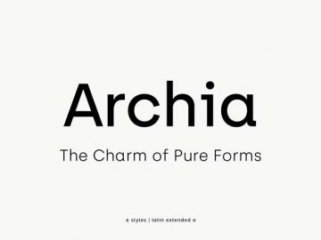 Archia Free Font