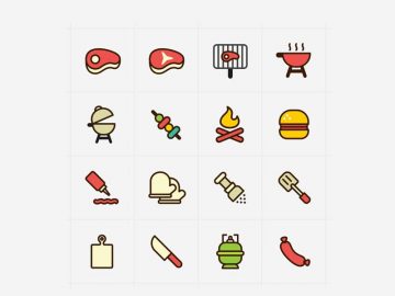 Free Barbecue Vector Icons