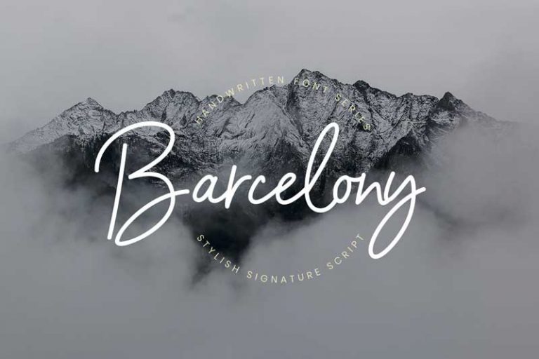 Barcelony Signature Free Font