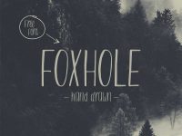 Foxhole Free Hand Drawn Typeface