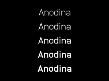 Free Anodina Symmetric Font