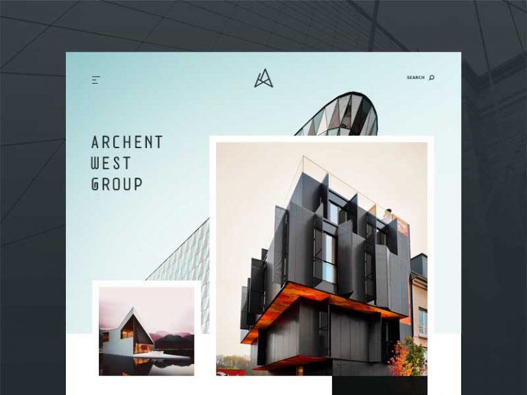Free Architecture Website Concept
