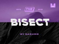 Free Bisect Display Font