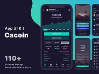 Free CaCoin Mobile Crypto Market UI Kit