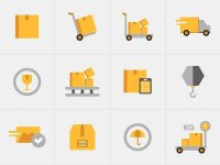 Free Delivery Vector Icons