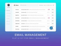 Free E-Mail Management Ui Kit