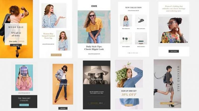Free Fashion Bloggers Instagram Story Templates