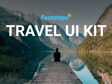 Free Footsteps Travel UI Kit