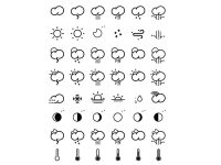 Free Grey Weather Icons