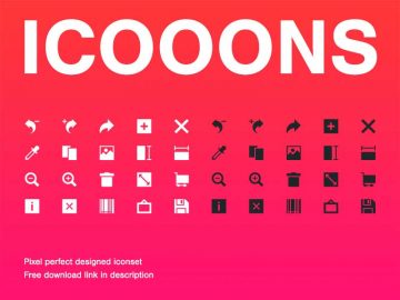 Free Icooons Icons Set