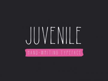 Free Juvenile Hand Drawn Typeface