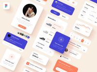 Free Mobile User Interface Elements for Figma