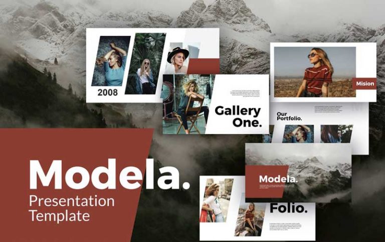 Free Modela Business Powerpoint Template