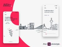 Free Museum History Guide App for Adobe XD
