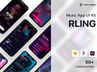 Free Music Streaming App UI Kit