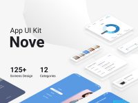 Free Nove Mobile App Ui Kit