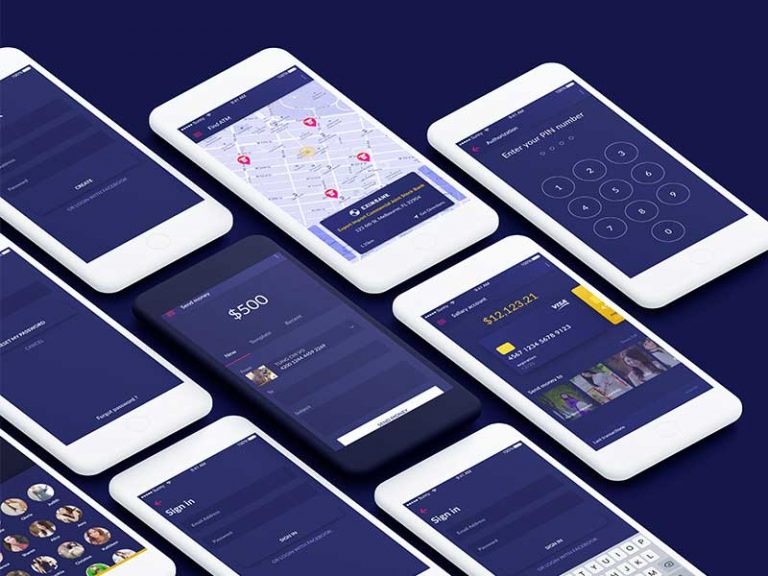 Free Personal Finance App Concept for XD