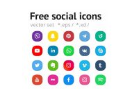 Free Social Icons Set