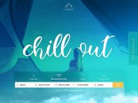 Free Travel and Camping Website PSD Template