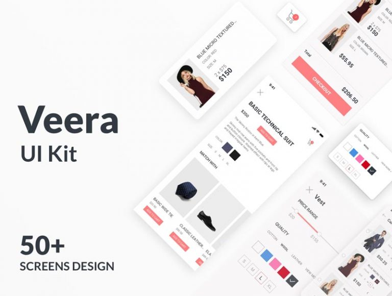 Free Veera Mobile E-Commerce Ui Kit