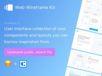 Free Web Wireframe Kit