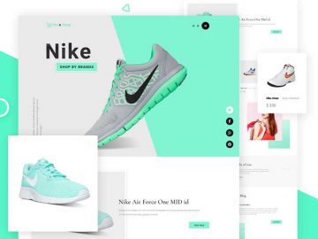 Free eCommerce Website PSD Template